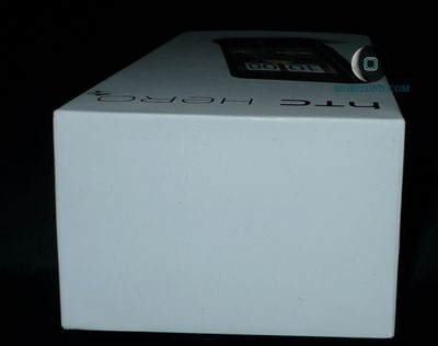 Торец коробки HTC Hero